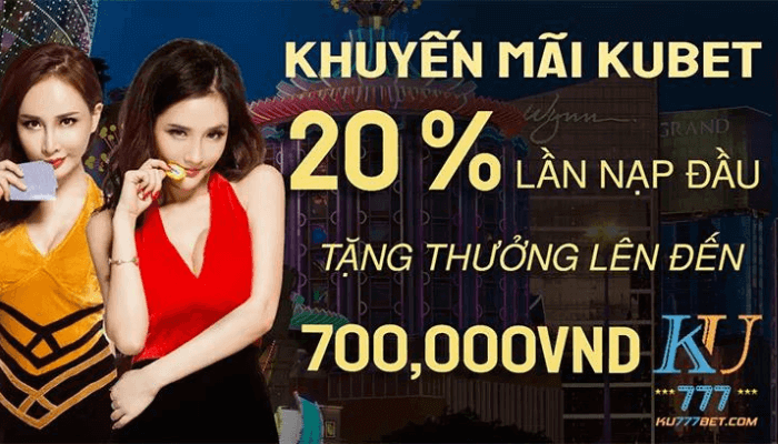 Chương trình khuyến mãi nạp tiền lần đầu lên đến 20%