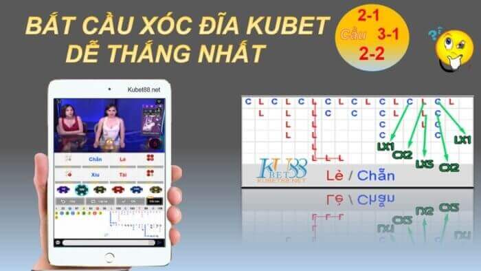 Hướng dẫn cách bắt cầu xóc đĩa Kubet